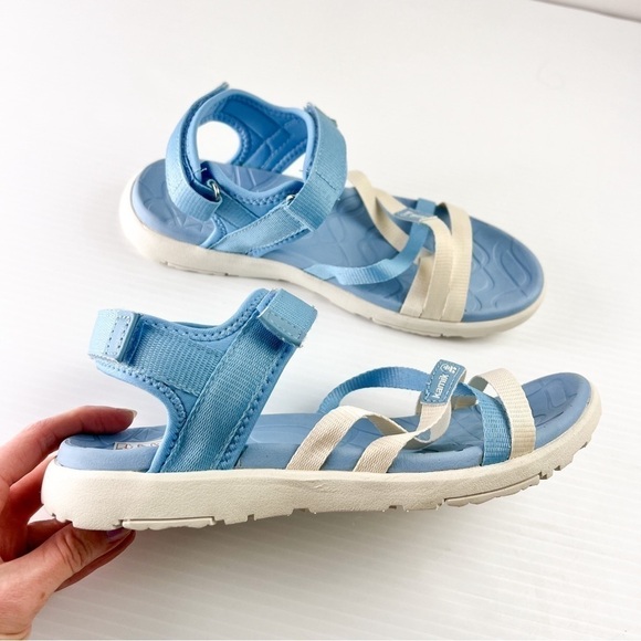 Kamik sandals womens 9 Skyros Blue Hook Loop Strap Lightweight Waterproof - Picture 6 of 10